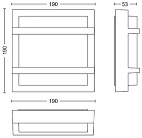 Philips - Applique a LED da esterno PETRONIA LED/3,8W/230V IP44
