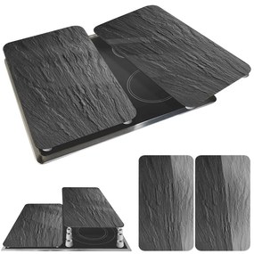 Set di 2 cappe da cucina in vetro con, 52 x 30 cm Slate - Wenko