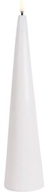 Candela a Cono LED 6,8x30 cm Nordic Bianco/Smooth - Uyuni Lighting