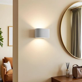 Applique da Parete LINEAR in Gesso Pitturabile G9