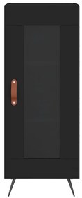 Credenza nero 34,5x34x90 cm in legno multistrato