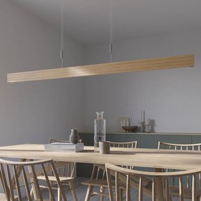 Lampada a sospensione Lise Quitani, dimmerabile, Legno chiaro, Soggiorno / Sala da pranzo, Legno, Design, Lampada a sospensione