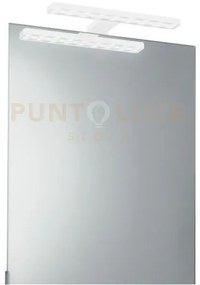 Applique led cruise bianco fissaggio parete e specchio 5,2w 550lm 4...