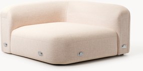 Modulo angolare arrotondato in bouclé Wolke