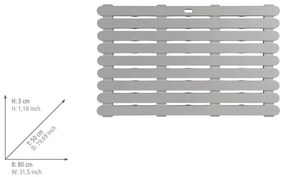 Tappeto da bagno in plastica beige 50x80 cm - Wenko