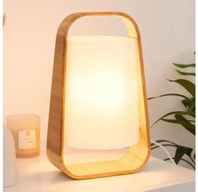 Atmosphera - Lampada da tavolo REX 1xE14/40W/230V bambù