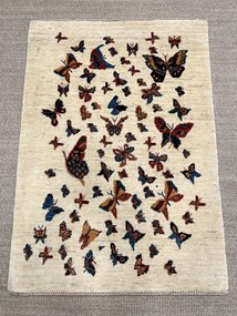 Loribaft Tappeto persiano 80x120 Beige (Iran) Annodato A Mano