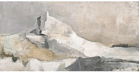 Quadro con elementi dipinti a mano 140x70 cm Nordic Shapes - Malerifabrikken