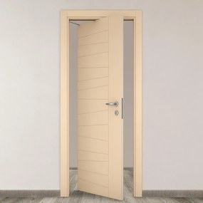 Porta tamburata rototraslante Madera beige L 80 x H 210 cm sinistra