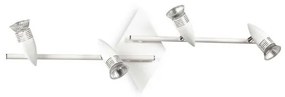 Lampada da soffitto alfa pl4 bianco