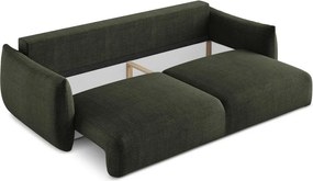 Divano verde allungabile 230 cm Leila – Makamii