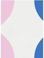 Rebel Walls Carta da parati panoramica Wobbly - Blue/ Pink