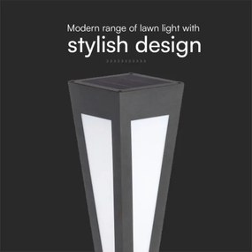 Lampada solare LED LED/2W/3,7V IP65 3000K nero