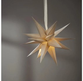 Eglo 411566 - Decorazione natalizia DECEMBER stella 1xE14/25W/230V 35 cm beige