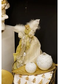 Decorazione natalizia 41 cm angelo oro