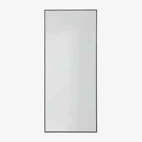 Specchio da parete in alluminio (60x140 cm) Kaoze Nero - Sklum
