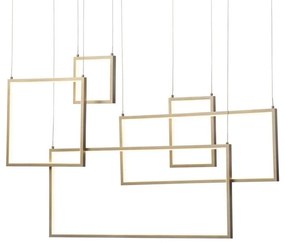 Redo 01-2317 - Lampadario dimmerabile a LED su cavo PLANA LED/80W/230V oro