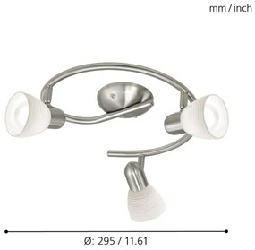 EGLO 88475 - Faretto DAKAR 1 3xE14/40W