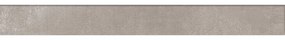 Piastrella battiscopa MATERIA in gres naturale grafite opaco L 60 x H 7 cm x Sp 9 mm confezione da 6 ml
