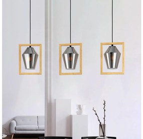 Eglo 99702 - Lampadario su corda  VIGLIONI 3xE27/40W/230V