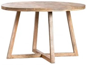 Tavolo da pranzo rotondo in legno di mango (Ø120 cm) Laysa Legno - Sklum