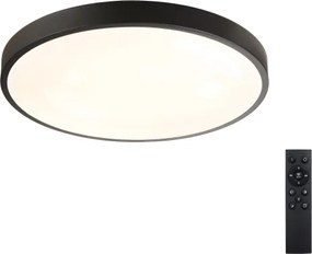 Brilagi - Lampada LED dimmerabile GLASS POOL DOUBLE LED/48W/230V 40 cm nera + telecomando