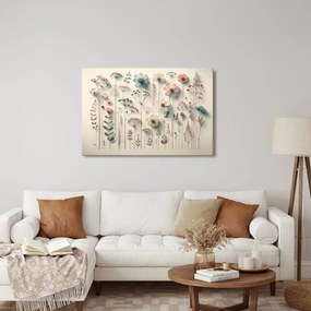 Quadro su tela – Fiori di campo secchi