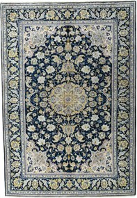 Najafabad Tappeto persiano 220x320 Blu (Iran) Annodato A Mano