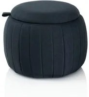 Pouf con contenitore NAV blu