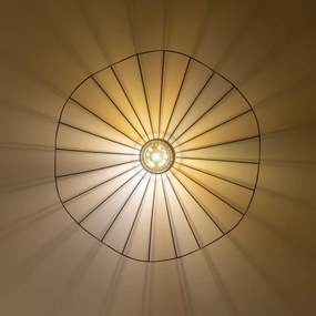 Brilagi - Lampadario a plafone LED CERIA WIRE 1xE27/40W/230V Ø 80 cm nero