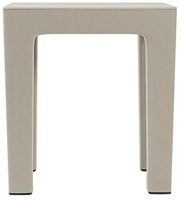 Set 2 pz Lello lo sgabello multiuso tortora ad alta resistenza effetto legno