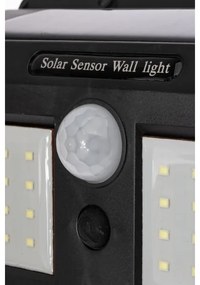 Lampada da parete solare a LED con sensore, LED da 1,2 W, 3,7 V, 1200 mAh, IP54