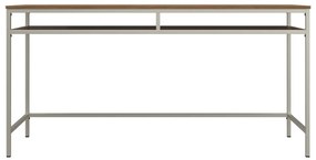 Scrivania con piano effetto noce 51x153 cm Bradford - Støraa