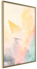 Poster  Paper Boat  Cornice Quadri Cornice d'oro, Larghezza x Altezza Home decor 30x45