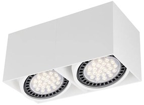 Zuma Line ACGU10-116 - Faretto BOX 2 2xGU10-ES111/15W/230V bianco