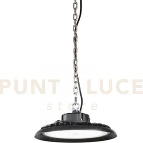 Lampada led high-bay avatar nera 200w 30000lm 4000k ip65 34,7x15,3cm