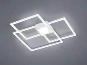 Hydra plafoniera led 38w 4400lm, 4000k bianca triplo quadrato + luc...