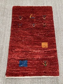 Gabbeh Tappeto persiano 60x40 Rosso (Iran) Annodato A Mano