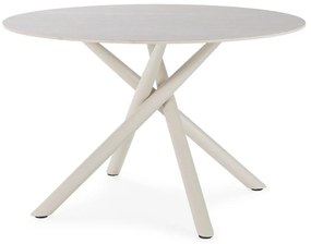 Tavolo da pranzo rotondo con piano in ceramica ø 119,5 cm Talia – Marckeric