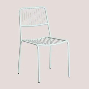 Confezione da 4 sedie da giardino impilabili Elton Iceberg - Sklum