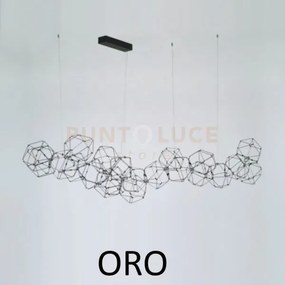 Lucciola 21 lampada a sospensione, oro led 3000k 100,8w, 8568lm, ,...