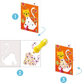 Gioco d'arte - disegni da colorare punto dopo punto