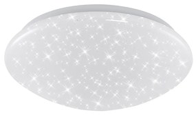 Plafoniera Contemporanea Elipso Plastica Bianco Led Integrato 12W 4000K