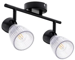 Faretto BEST 2xE14/40W/230V nero