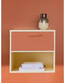 Comodino a parete rosso e giallo Keep by Hammel - Hammel Furniture