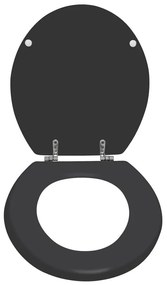 Sedile nero opaco, 41 x 38 cm Prima - Wenko