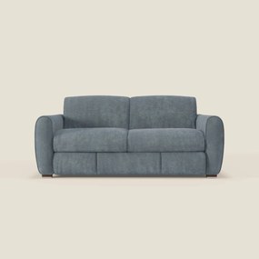 Kaleo Divano letto moderno con materasso H17 cm - in raffinato tessuto impermeabile T26 carta da zucchero