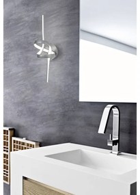 Applique LED moderno MALIKA grigio NOVECENTO