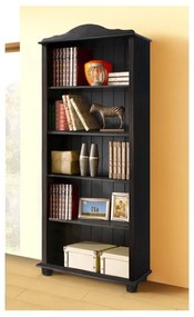 Libreria marrone in legno di pino 70x181 cm Ella - Støraa