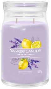 Lemon Lavender, candela in giara grande Yankee Candle